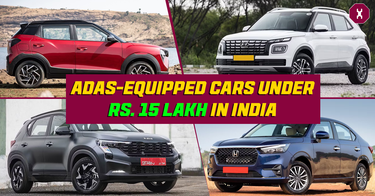 ADAS Cars in India Under ₹15 Lakh: Price & Features