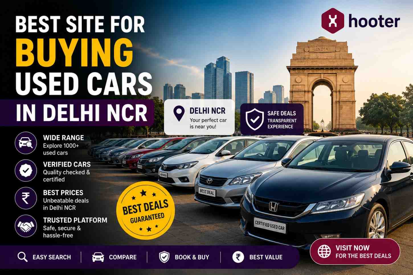 Which Site Is Best for Buying Used Cars in Delhi NCR? | Hooter Which Site Is Best for Buying Used Cars in Delhi NCR? | Hooter