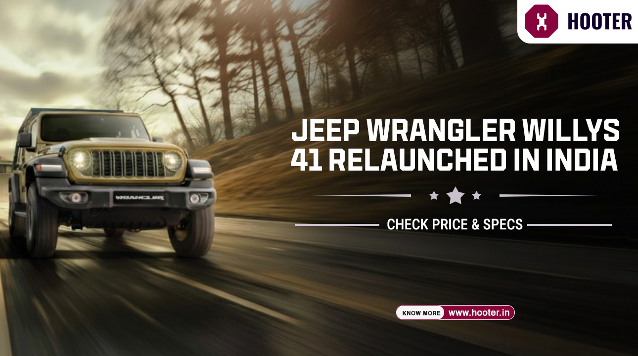 Jeep Wrangler Willys 41 Relaunched in India: Price & Specs